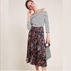 Maeve Anthropologie Freya midi skirt